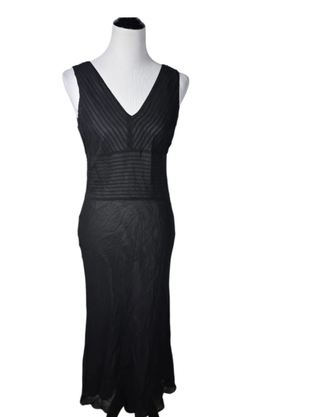 Laura Ashley Black Midi Dress